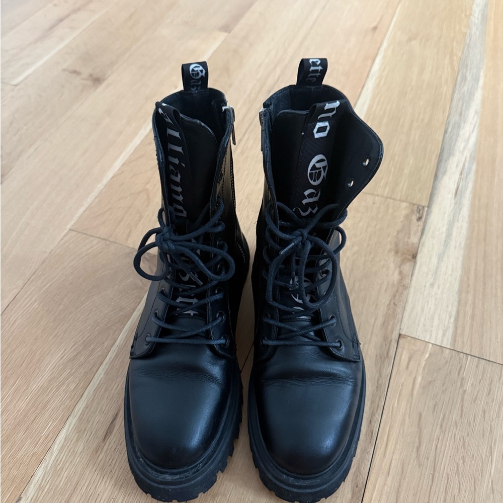John Galliano Black Ankle Boots